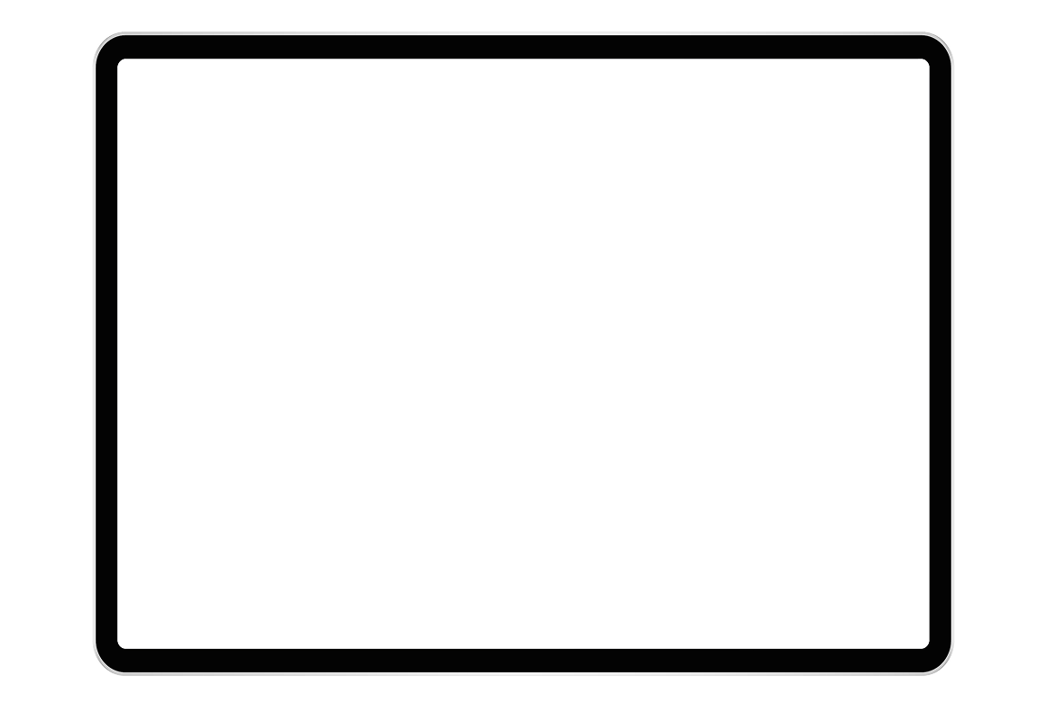 iPad frame