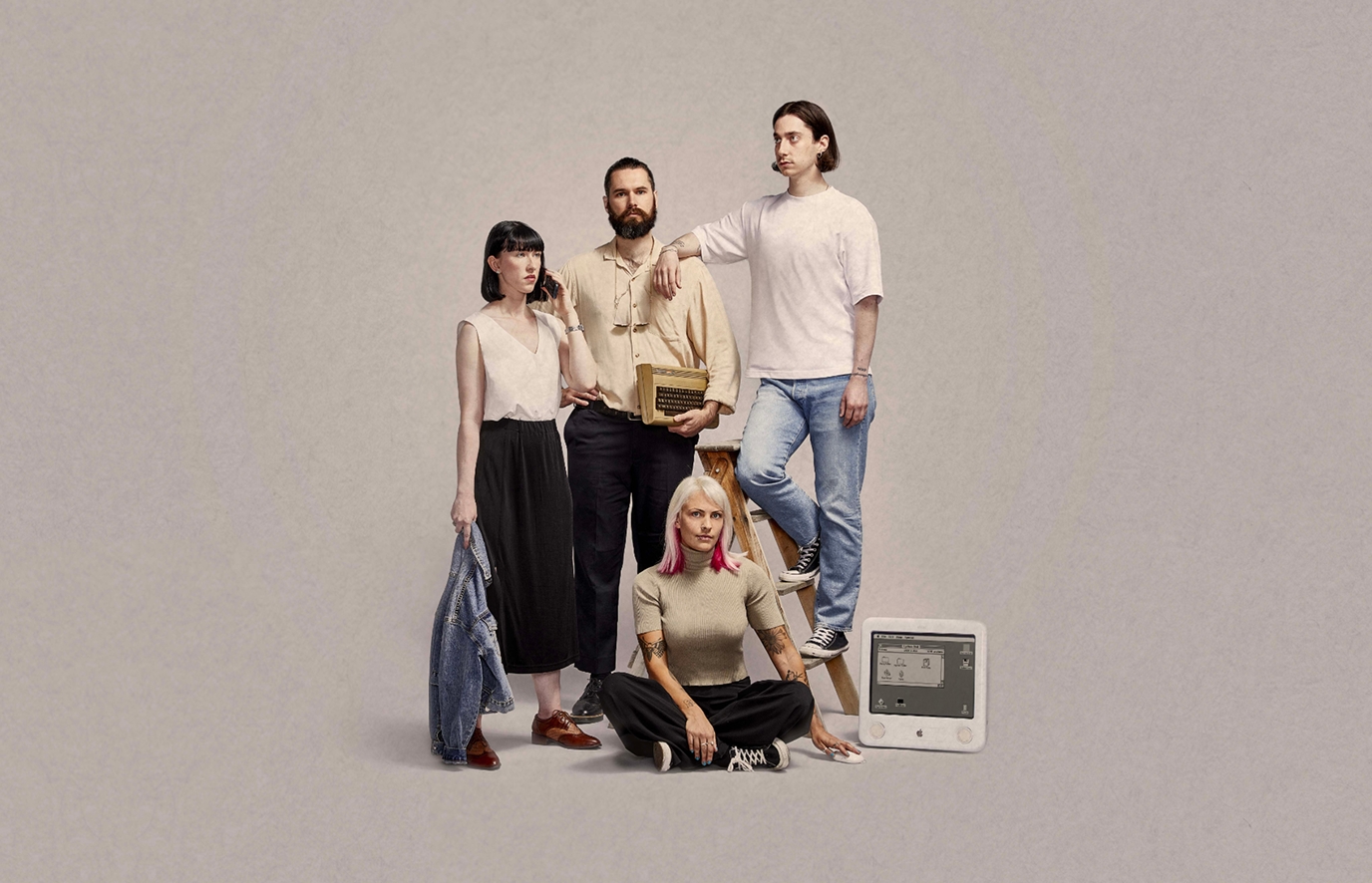 pants, people, person, adult, female, woman, male, man, shoe, groupshot